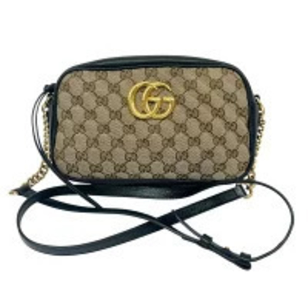 Gucci Marmont Shoulder Bag GG Chain Clutch